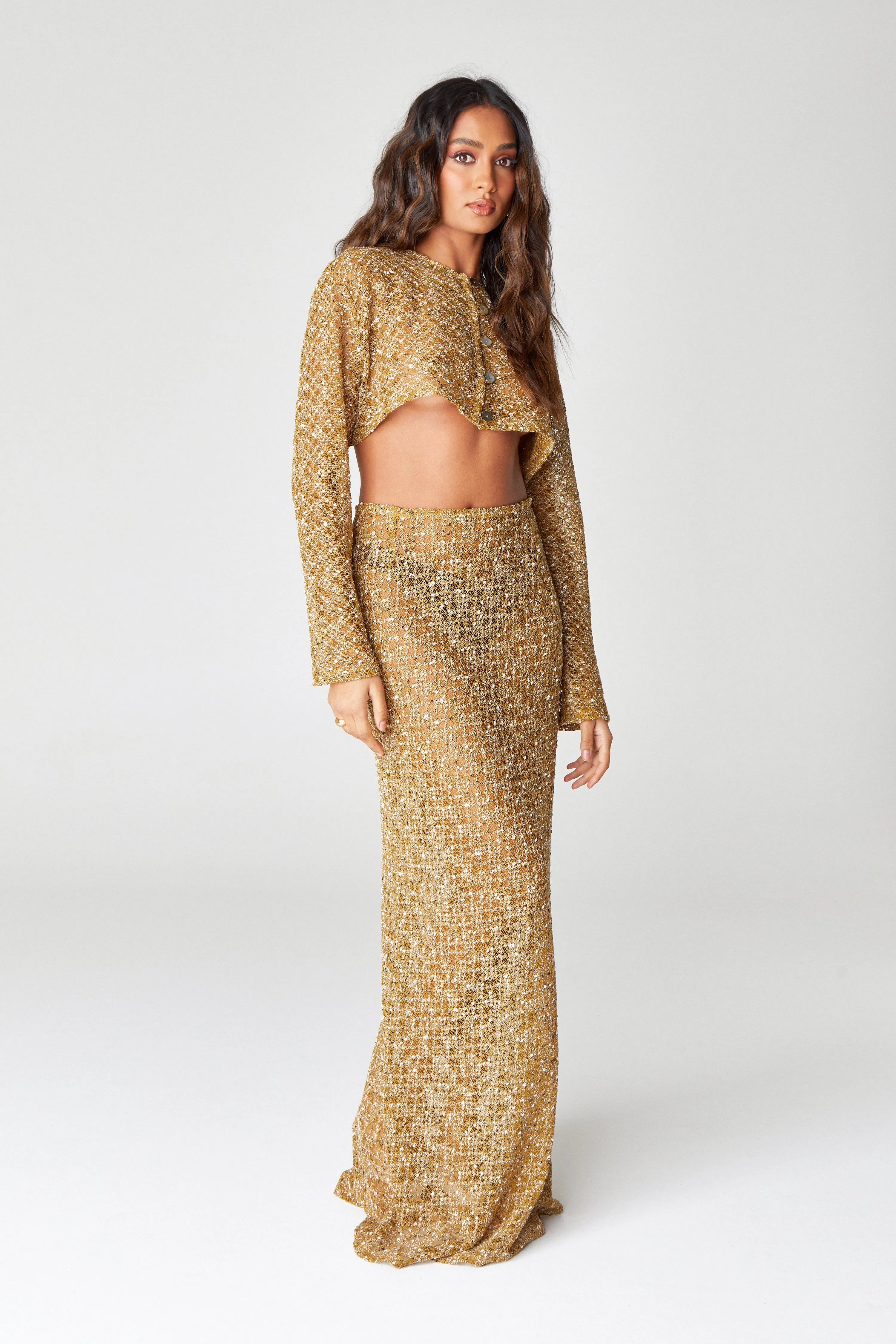 Mustard Knitted Blouse